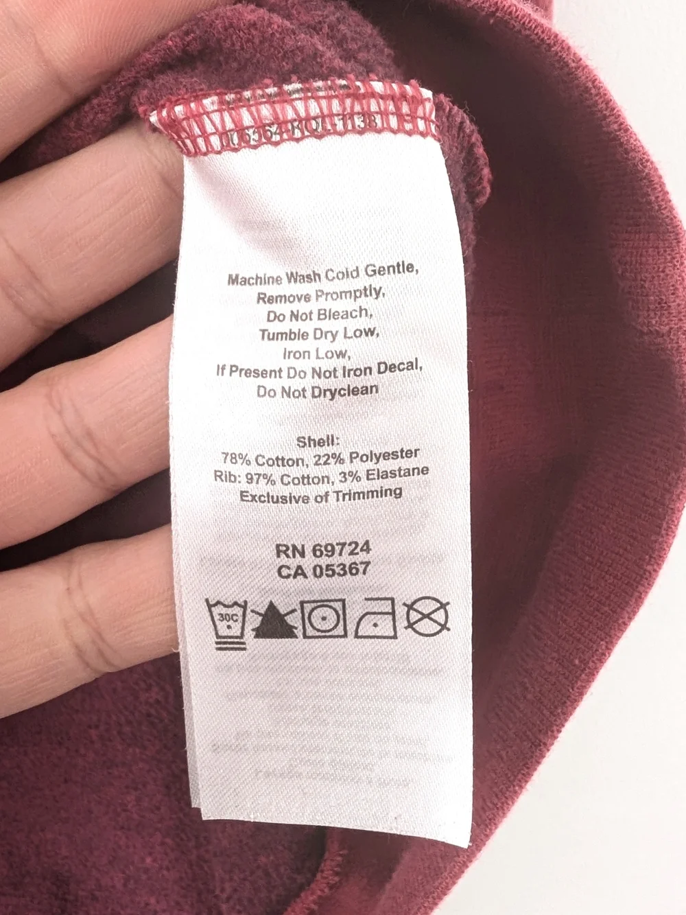Columbia Sportswear Rose Berry Cowl Neck Sweatshirt Athleisure Cozy Core ~ Large - Picture 6 of 9
